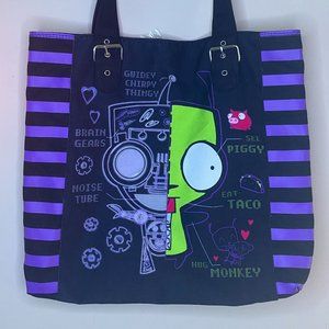 NWT **RARE** 2010 GIR XRay Invader ZIM tote bag + BONUS GIR GIFT
